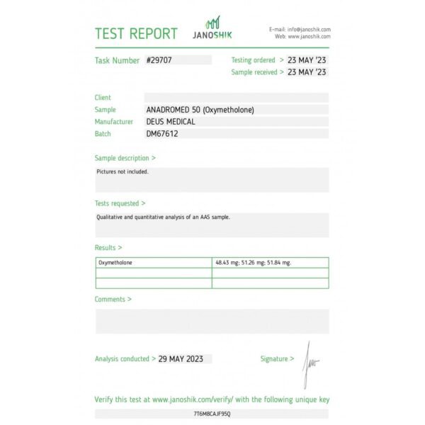 ANADROMED lab test