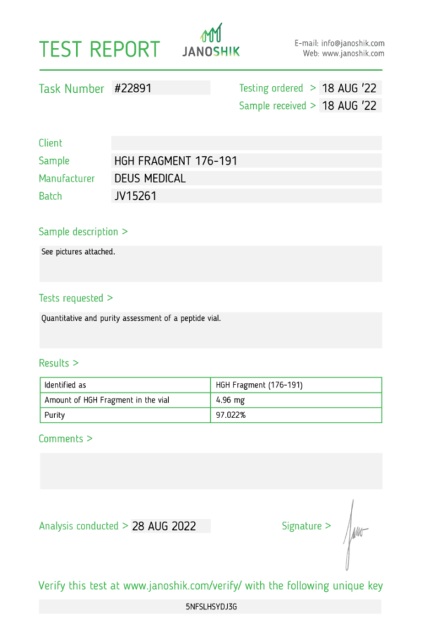 hgh lab test