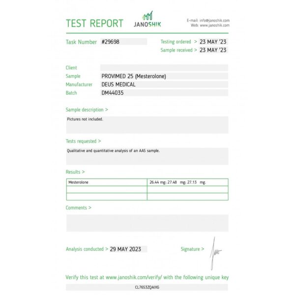 PROVIMED lab test