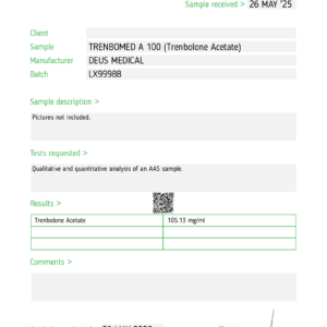 TRENBOMED A 100_Test Report #66201