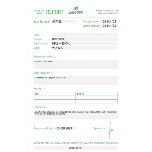 hcg lab tests