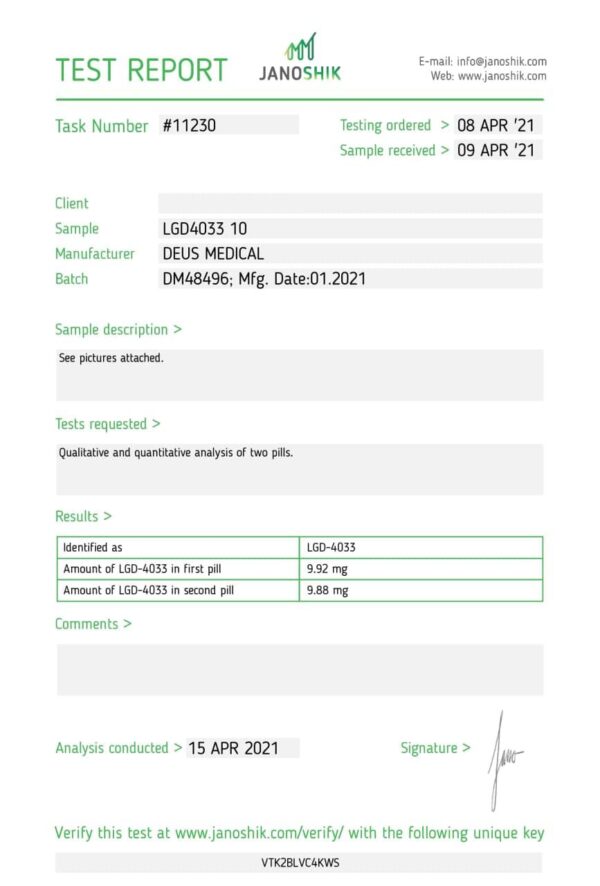 LGD-4033 (Ligandrol) - Image 4