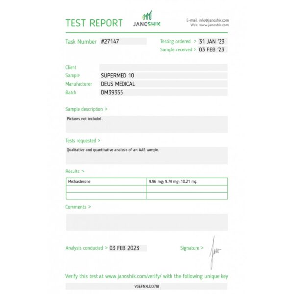 supermed lab test