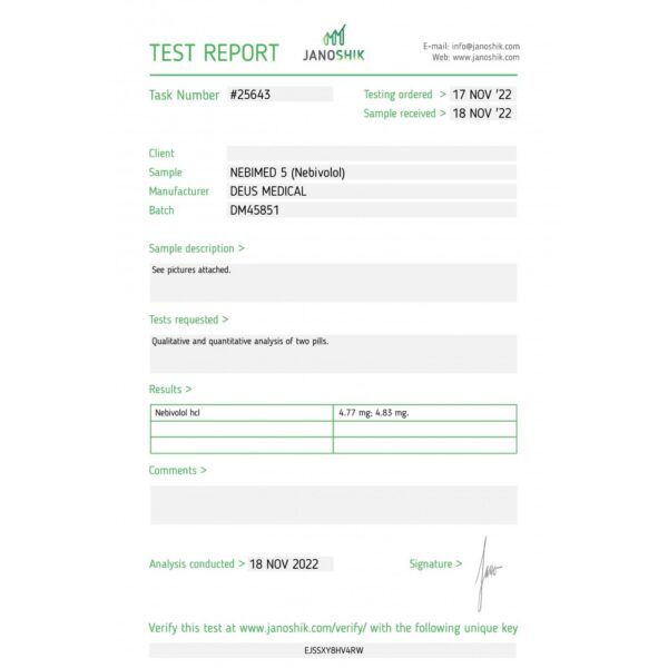 nebimed lab test