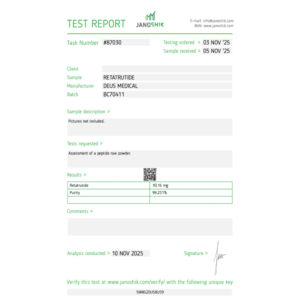 Retatrutide Test Report